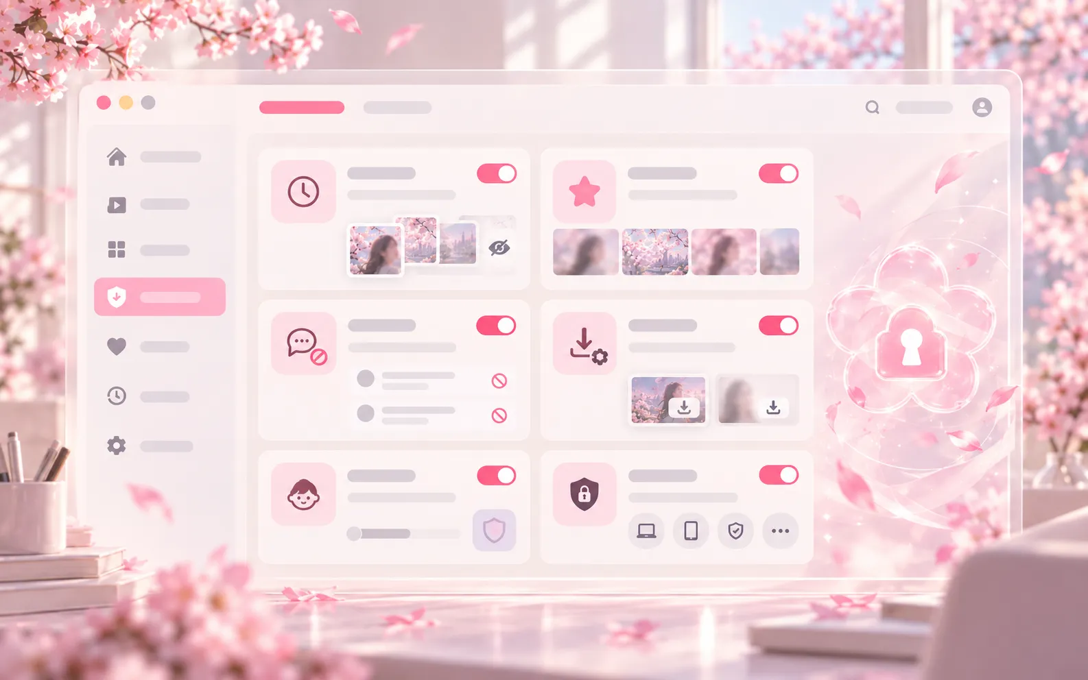 樱花观影工具隐私浏览功能界面