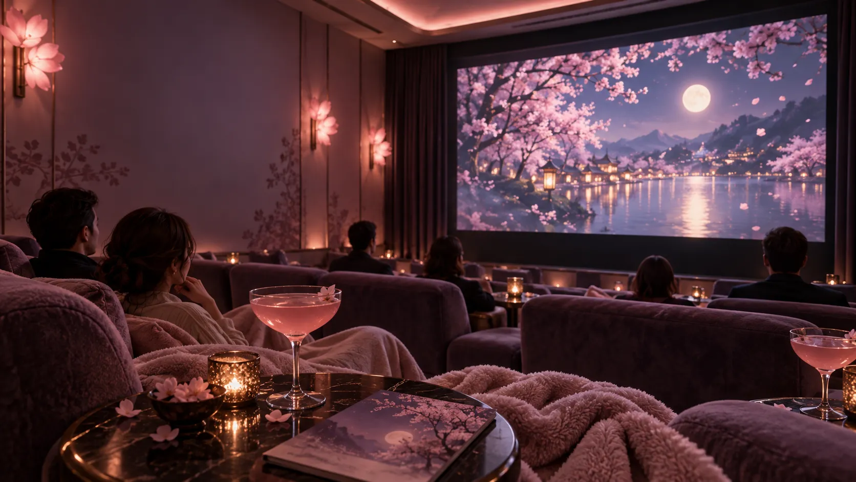 发条花园动漫春日放映画面